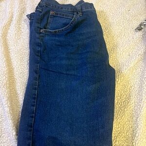 Wrangler Men's Straight Jeans - Dark Blue